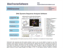 Tablet Screenshot of bluetractorsoftware.co.uk